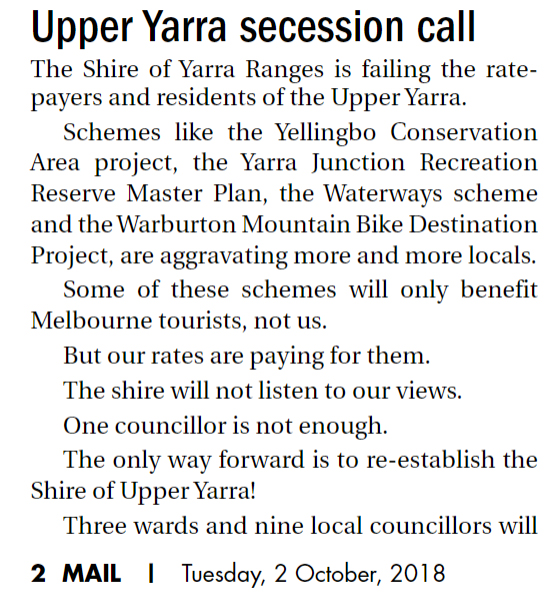 upper yarra secession1